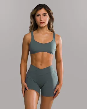 Lightweight Closure Lace active clothing Lina Bra - Dark Navy