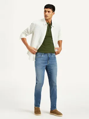 Urban Outfit Neutral Vibrant Chill Outfit Men's Redloop 511 Blue Slim Fit Mid Rise Jeans