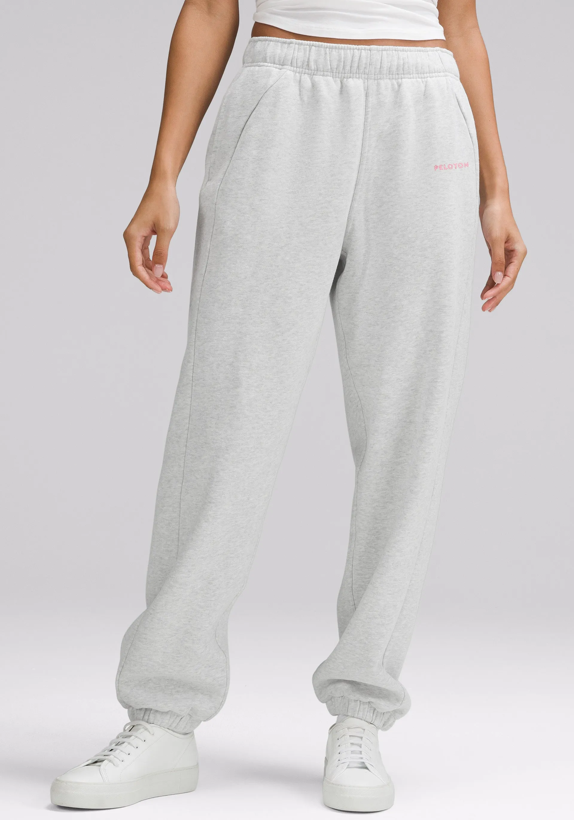 Breathable Mesh Panels Scuba Mid-Rise Oversized Jogger | Regular