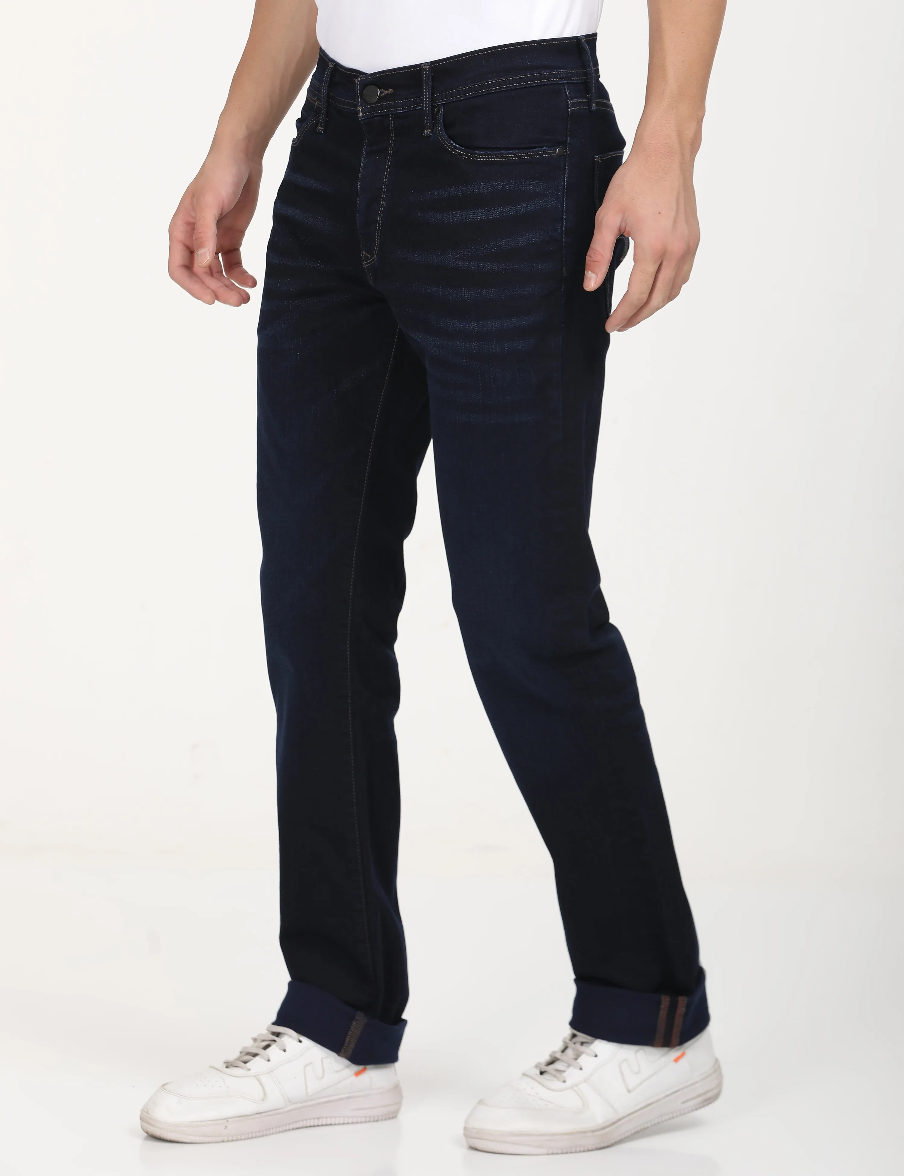 Sustainable Manufacturing City Approved Men's Redloop 511 Dark Blue Slim Fit Mid Rise Jeans