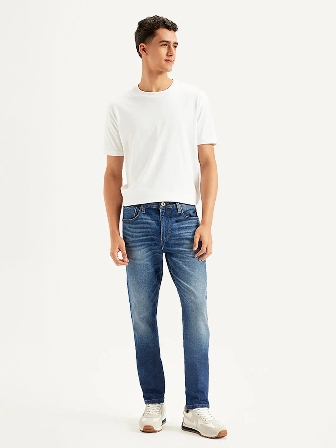 Utility Style Men's 512 Blue Slim Tapered Fit Mid Rise Jeans