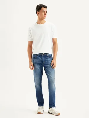 Utility Style Men's 512 Blue Slim Tapered Fit Mid Rise Jeans