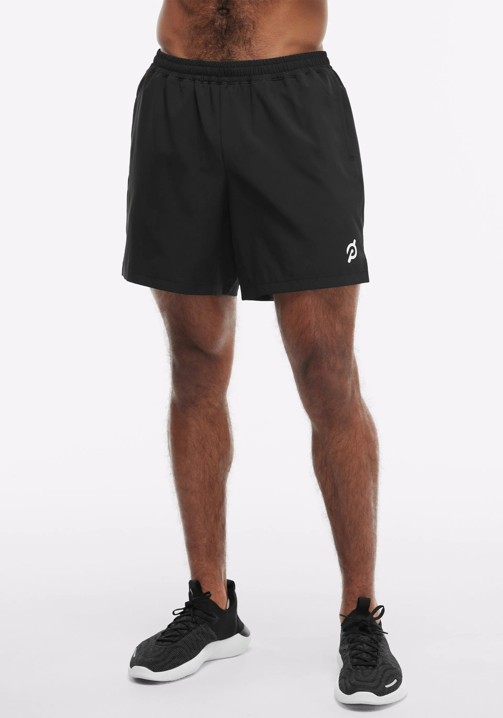 7" Unlined Training Short Elastic Waistband Design Low-waisted