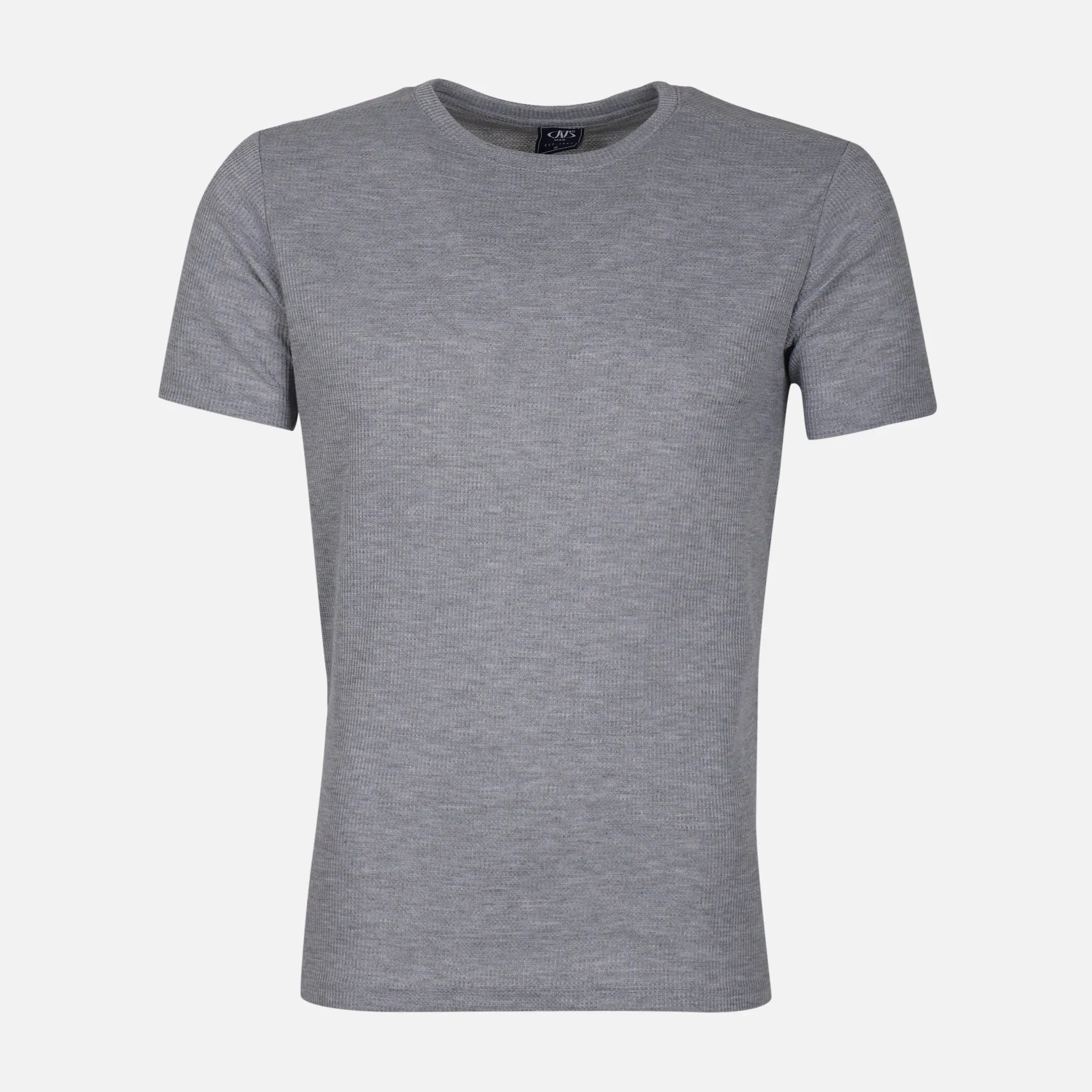 MEN T-SHIRT ROUND NECK Aerated Seam Placement Pure Tone