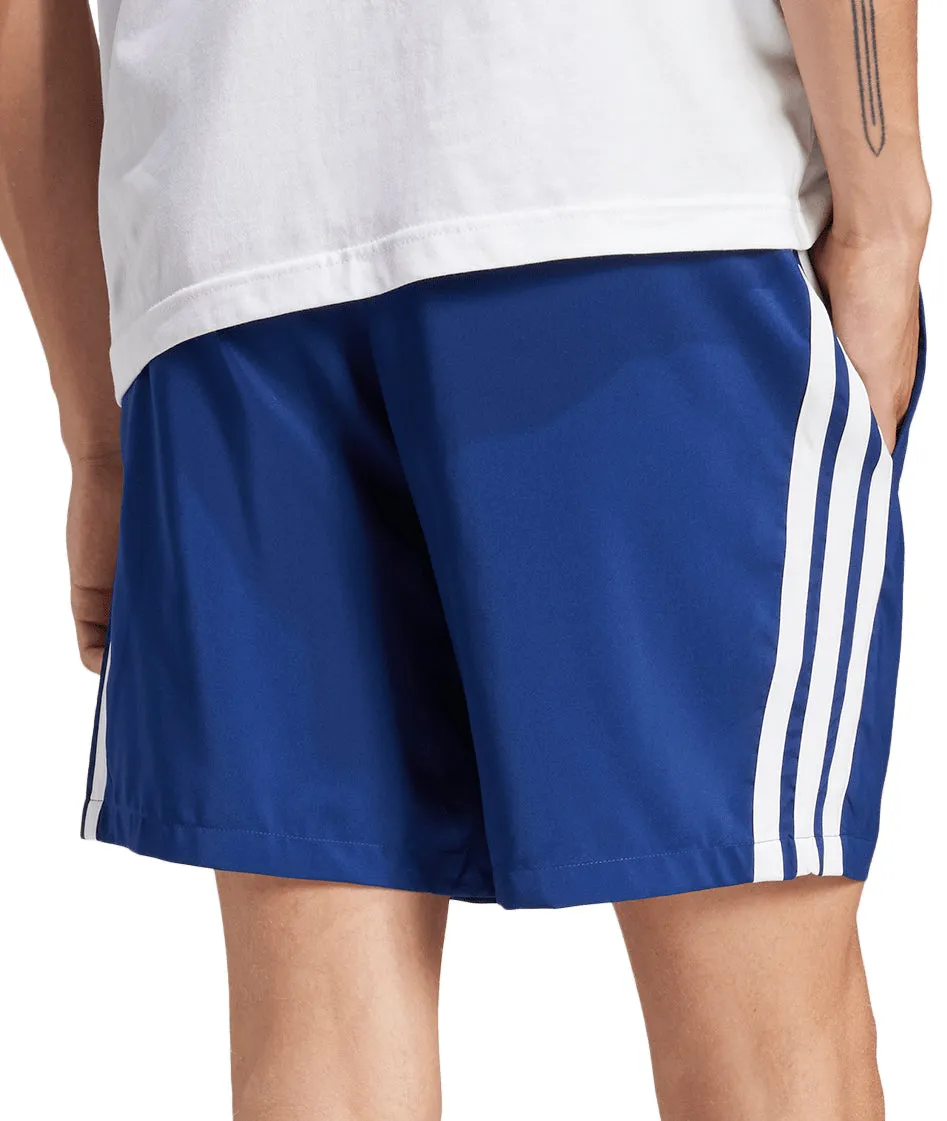 Hidden Storage Compartment adidas Essentials 3 Stripes Chelsea Mens Training Shorts - Blue