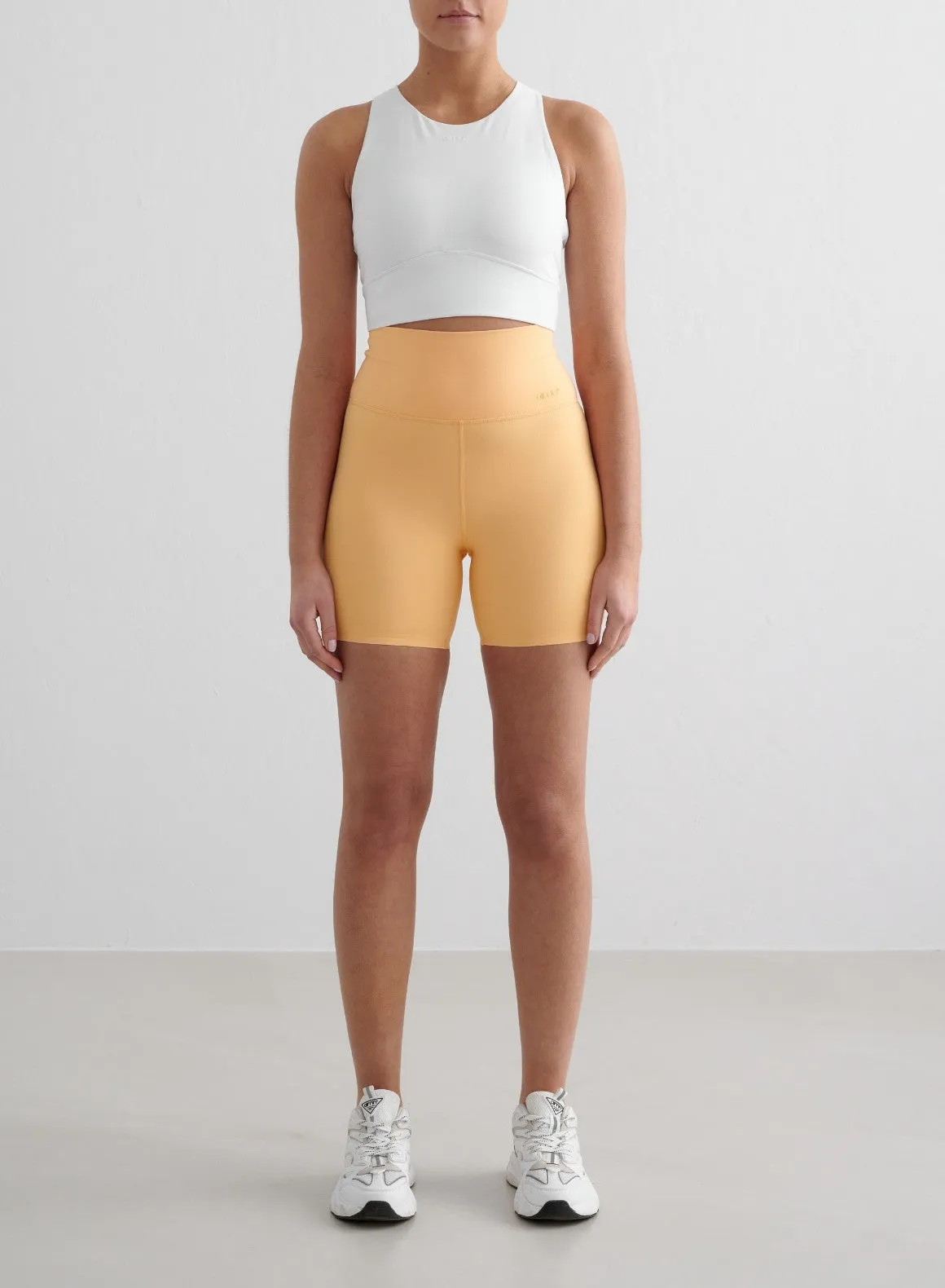Durable Material Classic Style Sorbet Sense Midi Biker Shorts