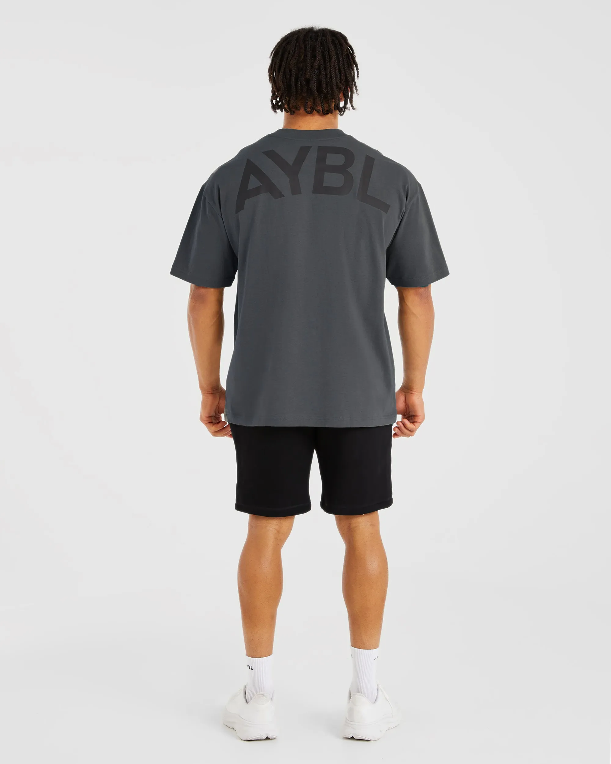 Essential Oversized T Shirt - Charcoal Fade Resistant Coating