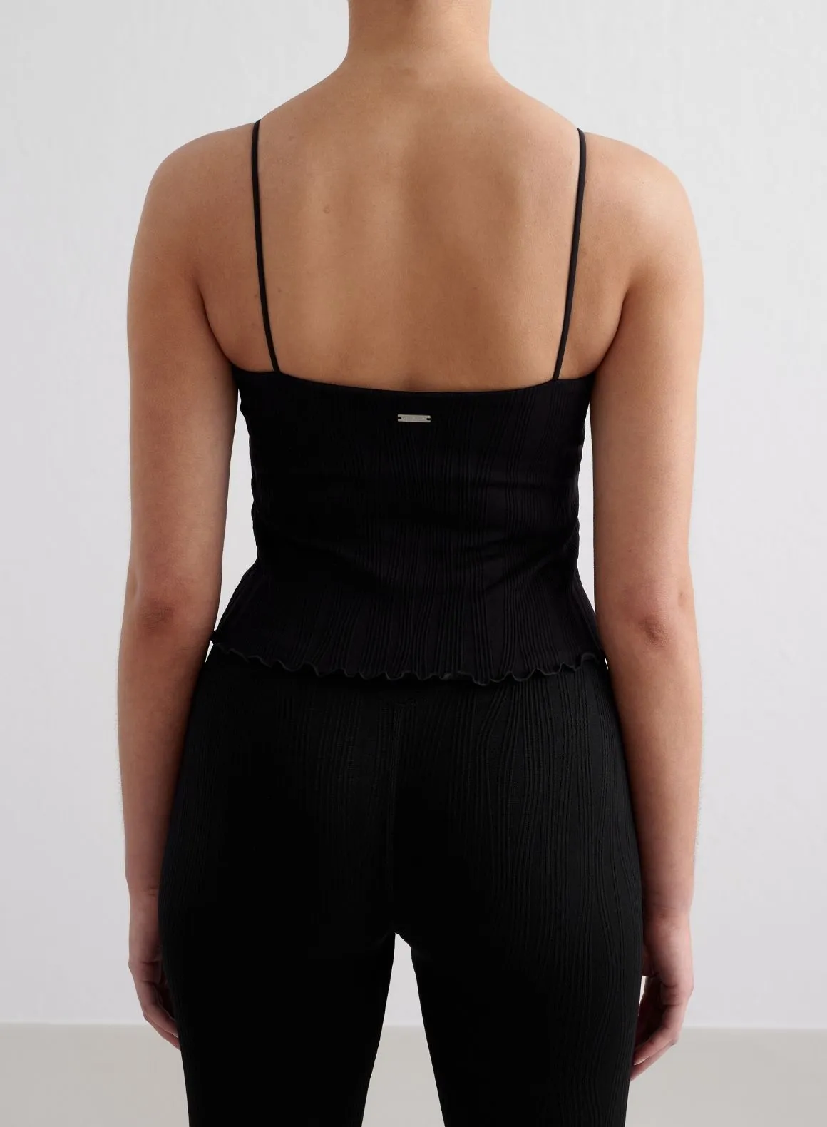 Reflective Safety Accents Black Tulip Singlet