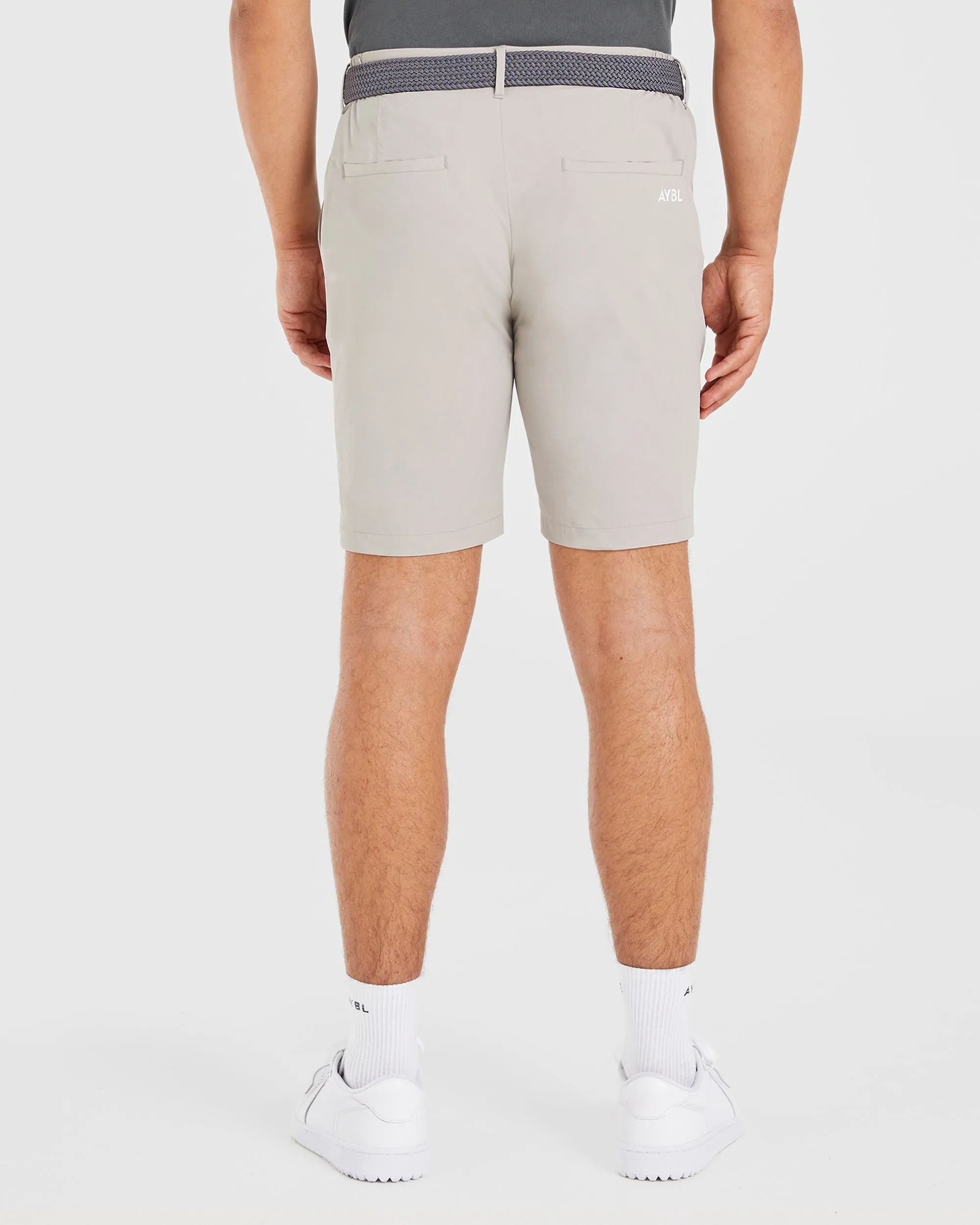 Reinforced Hemlines Performance Shorts - Stone Grey