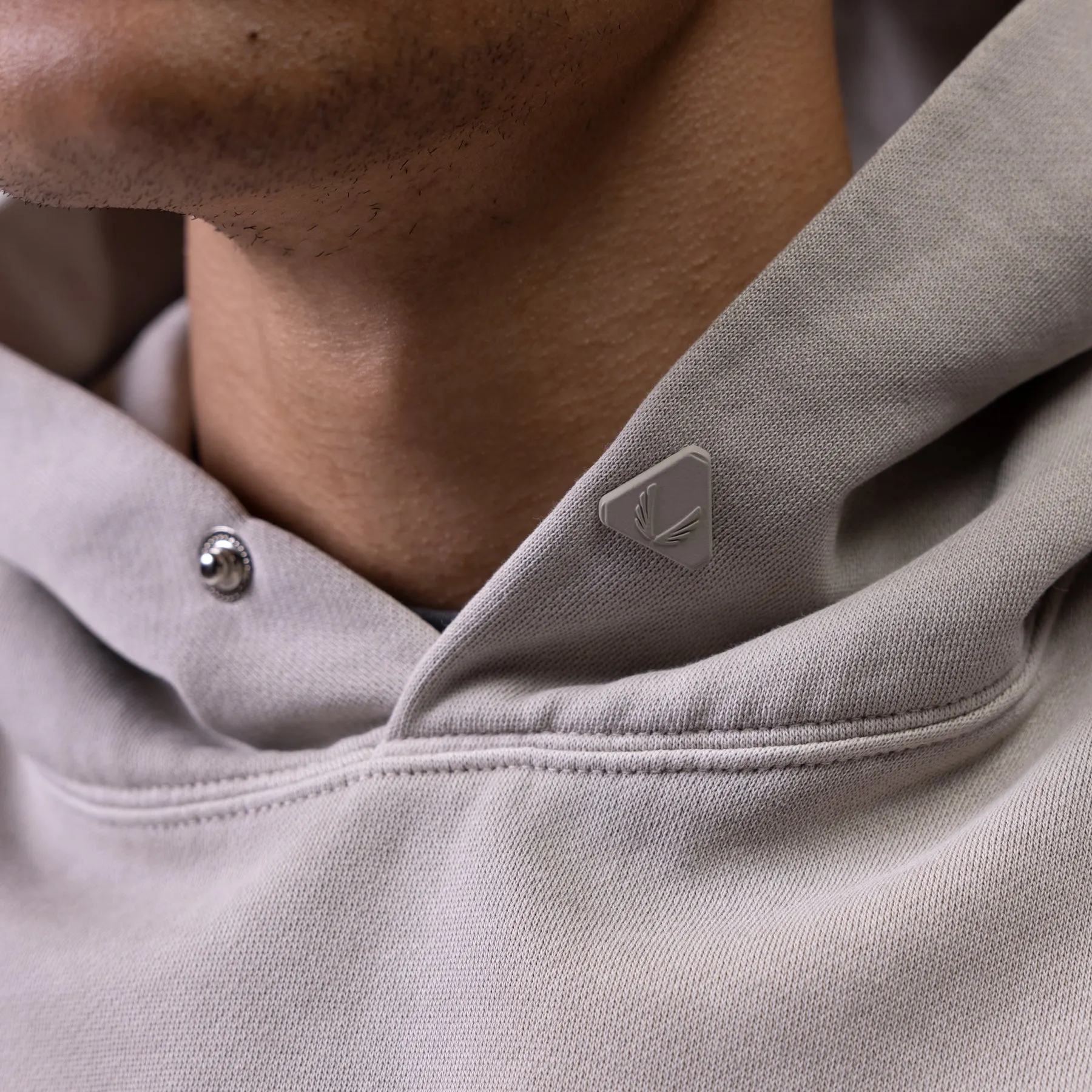Prairie dog like 0920. Tech Essential? Distressed Hoodie - Faded Chai