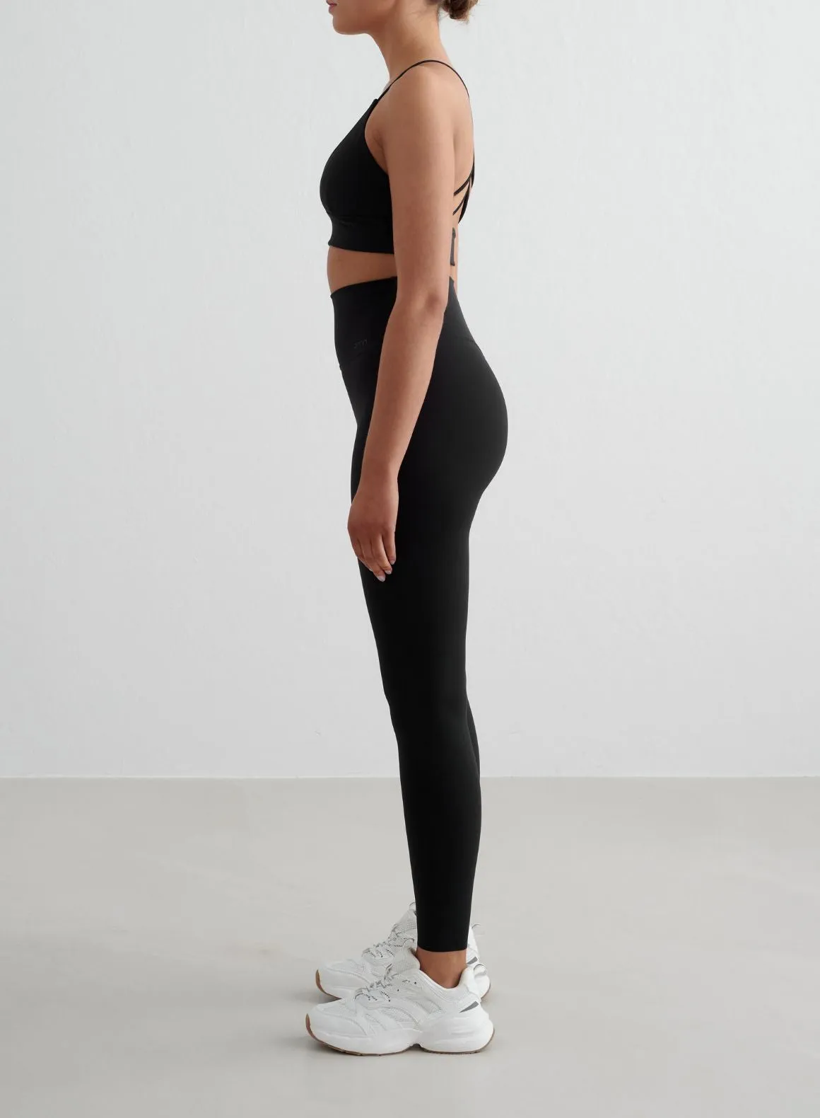 Studio Style Hiking Trail Loose Fit Black Sense Tights