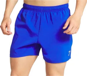 ReinforcedPockets Flexible Movement Cut Gymshark Arrival 5 Inch Mens Training Shorts - Blue