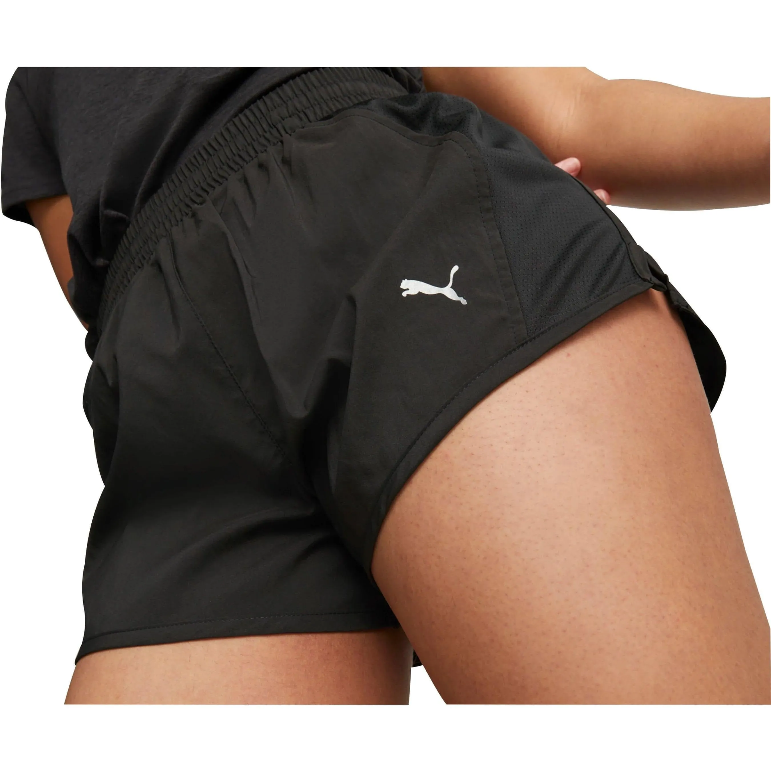 Puma Run Favourite Velocity 3 Inch Womens Running Shorts - Black Active Shorts No Ride Up Design