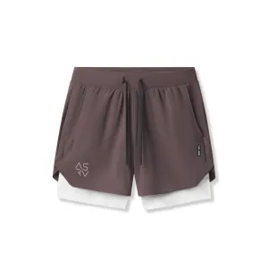 multiple pockets Quick Evaporation Fabric 0865. Tetra-Lite? 5" Liner Short - Nightshade "Cyber"/White