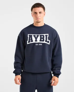 Game day wear Academy Oversized Sweater - Navy