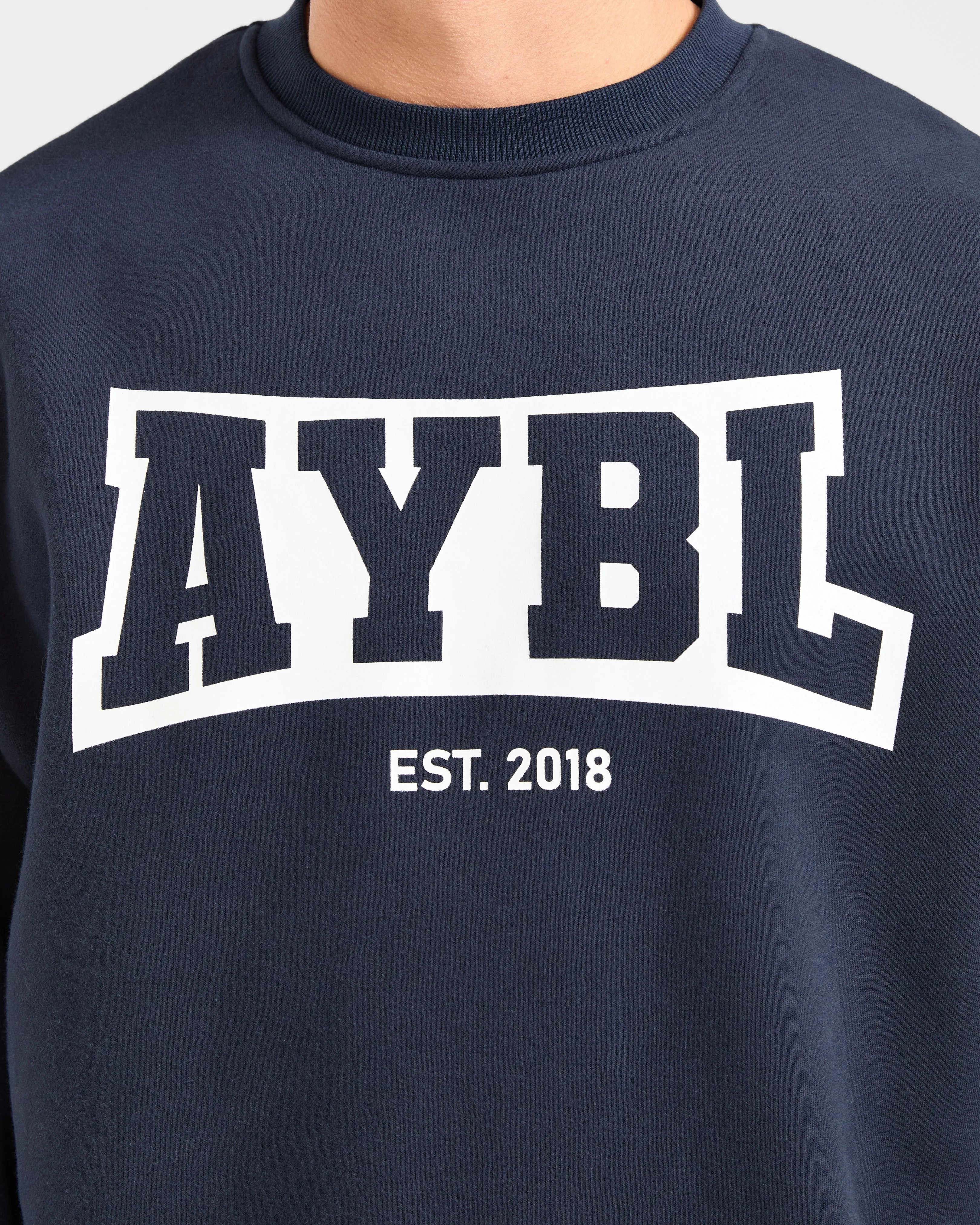 Ethical Make Street Mood Academy Oversized Sweater - Navy