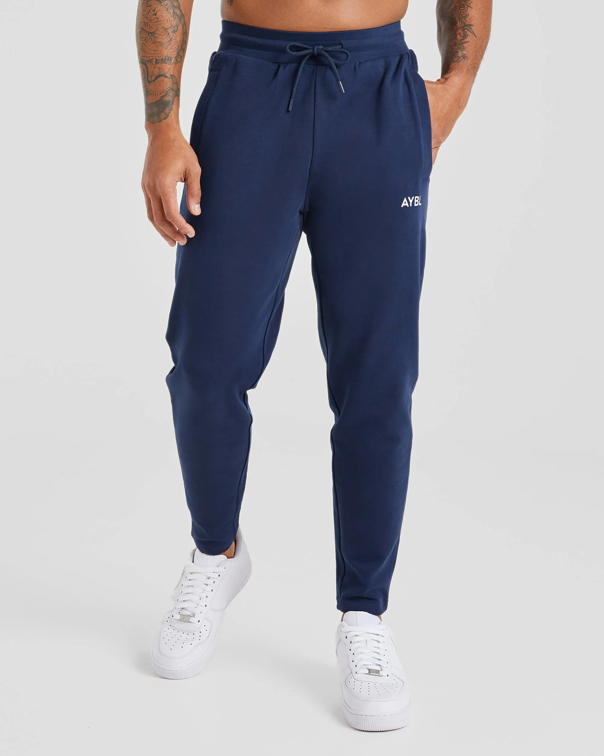 Structured fabric Origin Joggers - Navy