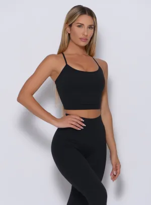 Contrast Binding Relax Long Bra
