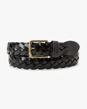 Daily Mix Levi's? Leather Braid Belt - Black