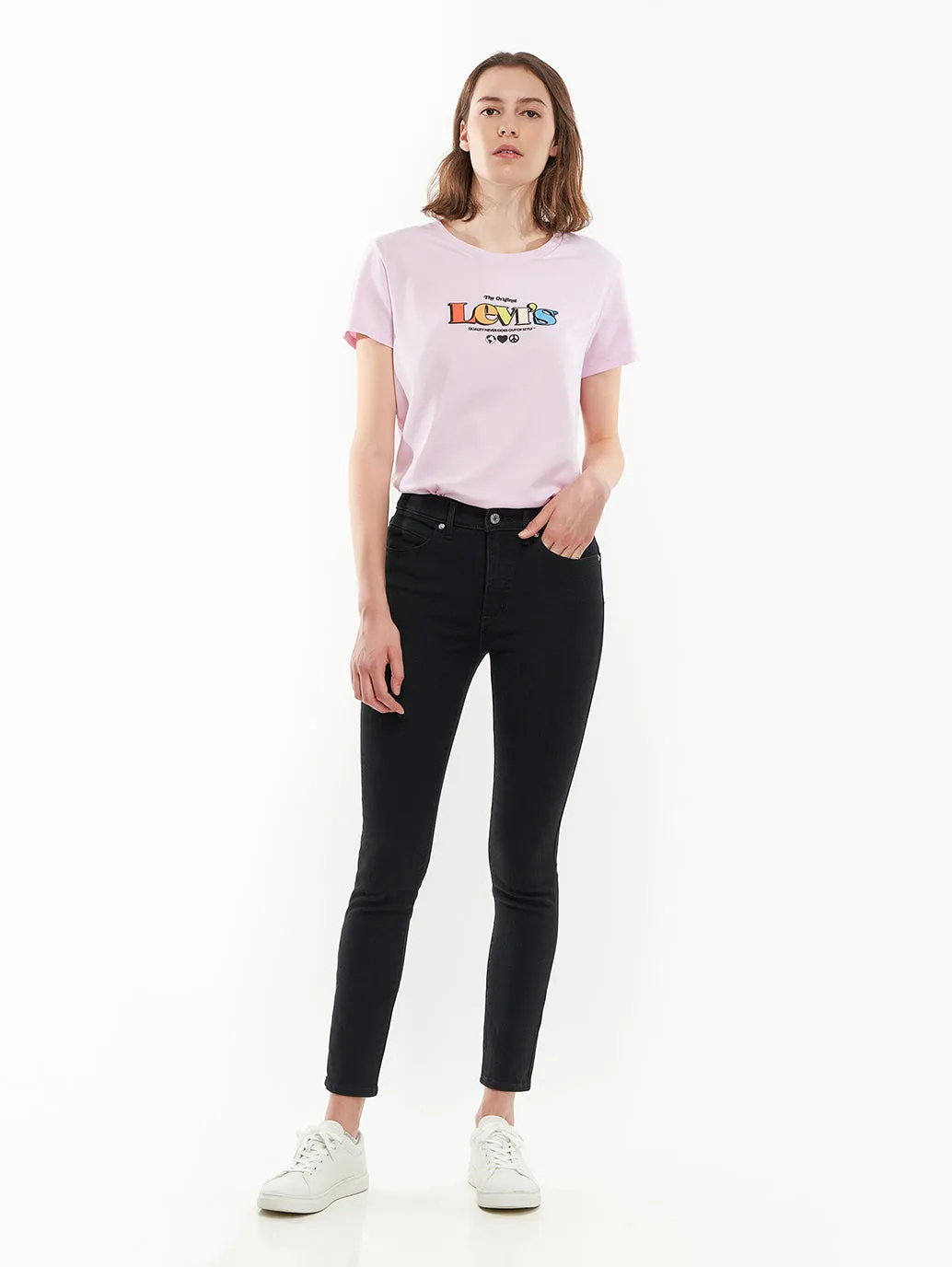 Women's Black Revel Shaping Skinny Fit High Rise Jeans Everyday Loose Music Event Any Time Wear
