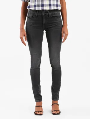 Women's 711 Grey Skinny Fit Mid Rise Jeans Suitable Outfit Anti Bacterial Treatment