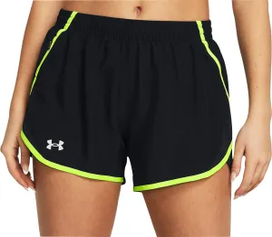 Under Armour Fly By 3 Inch Womens Running Shorts - Black Tailored Fit
