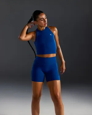 Go To Seamless Fitted Mid Vest | Vintage Navy Dressy look Sharp Cut MoistureWickingTechnology