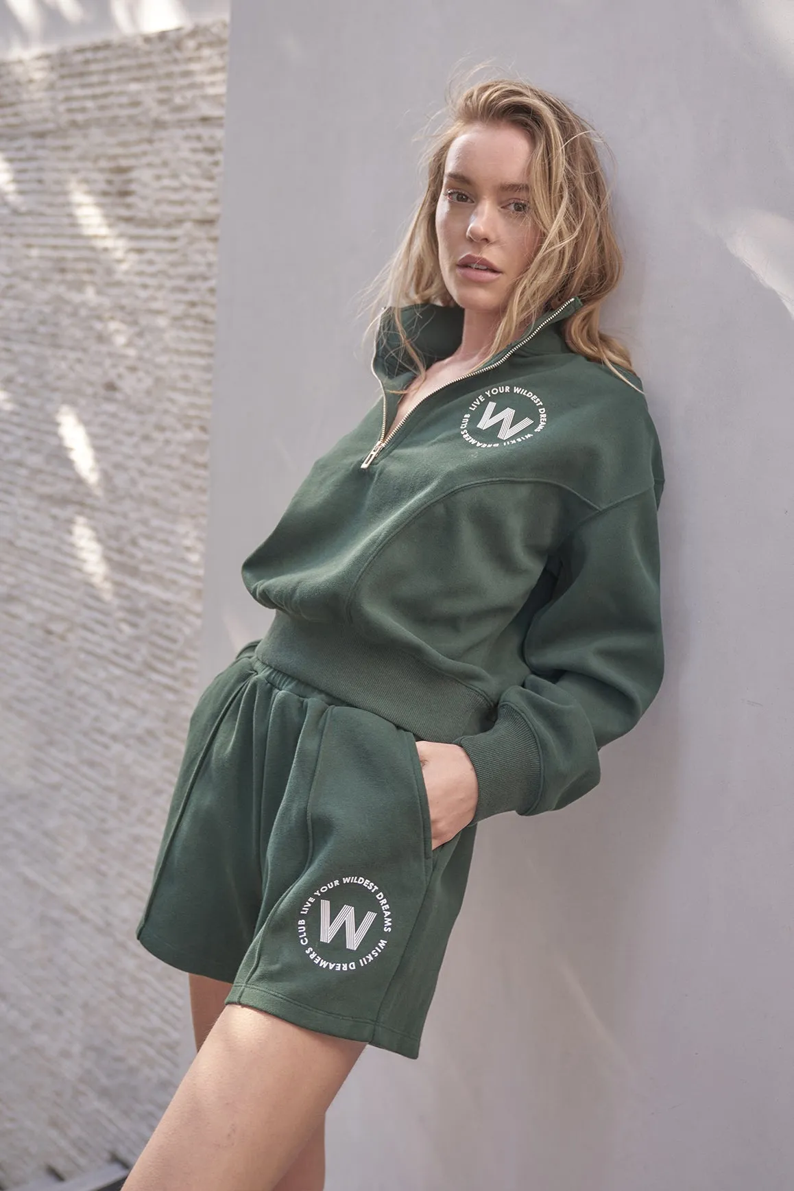 High-waist Sweat Short beachy vibe Simple Vibe