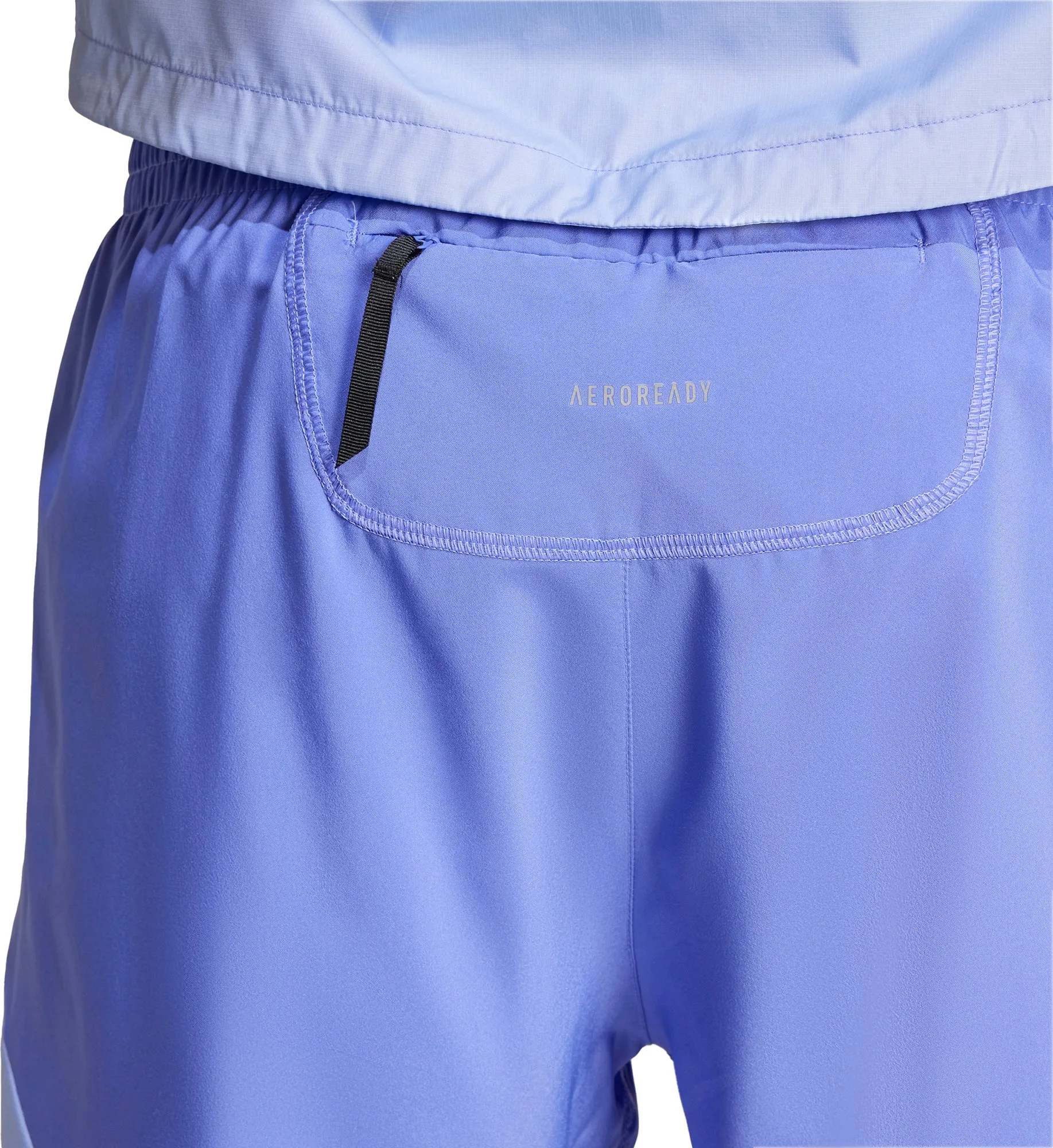 adidas Own The Run 5 Inch Mens Running Shorts - Blue Leather Look