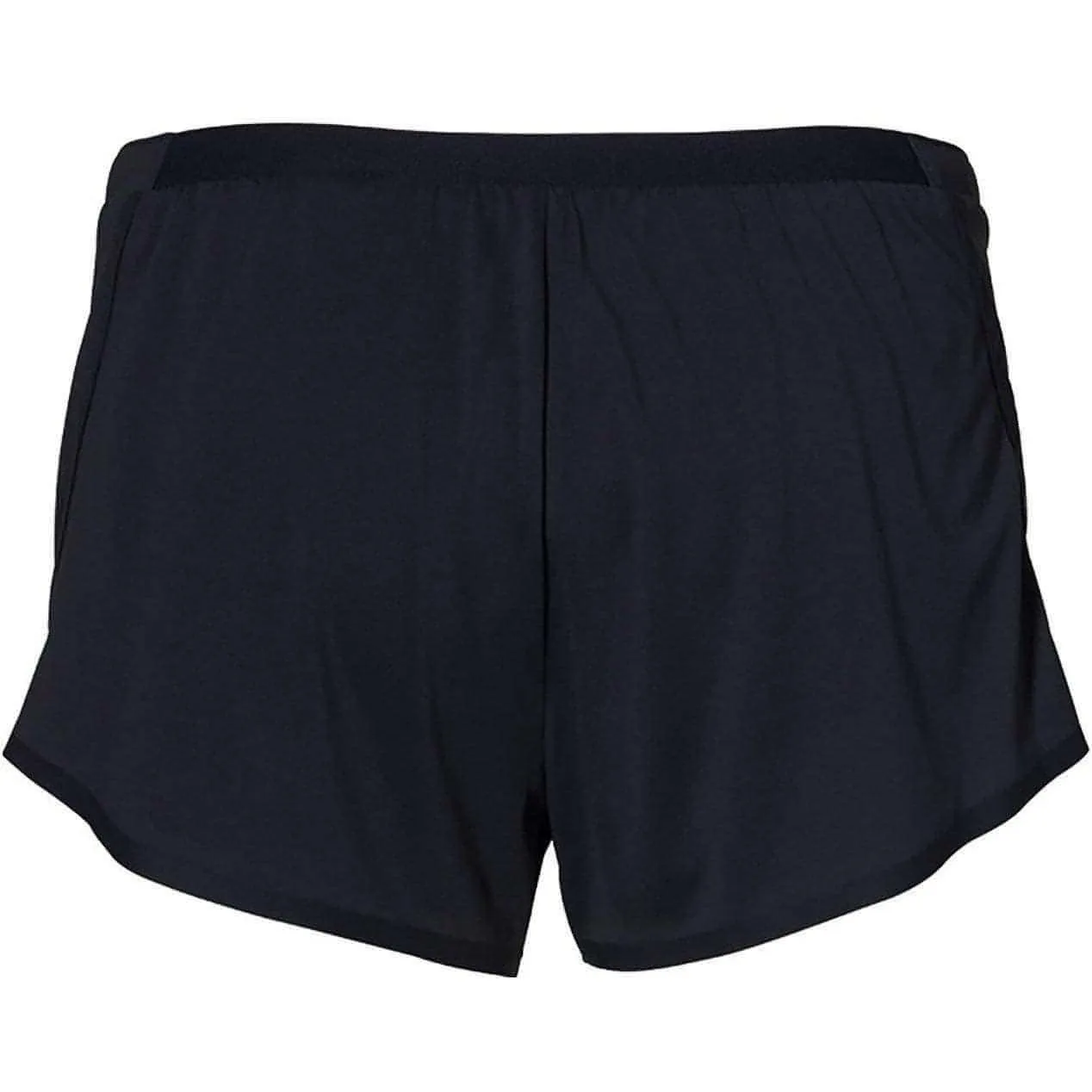 Asics Race Knit Split Womens Running Shorts - Black Snag Free Fabric