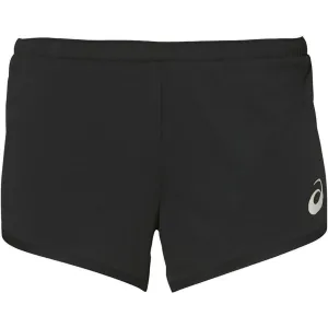 Asics Race Knit Split Womens Running Shorts - Black sweater