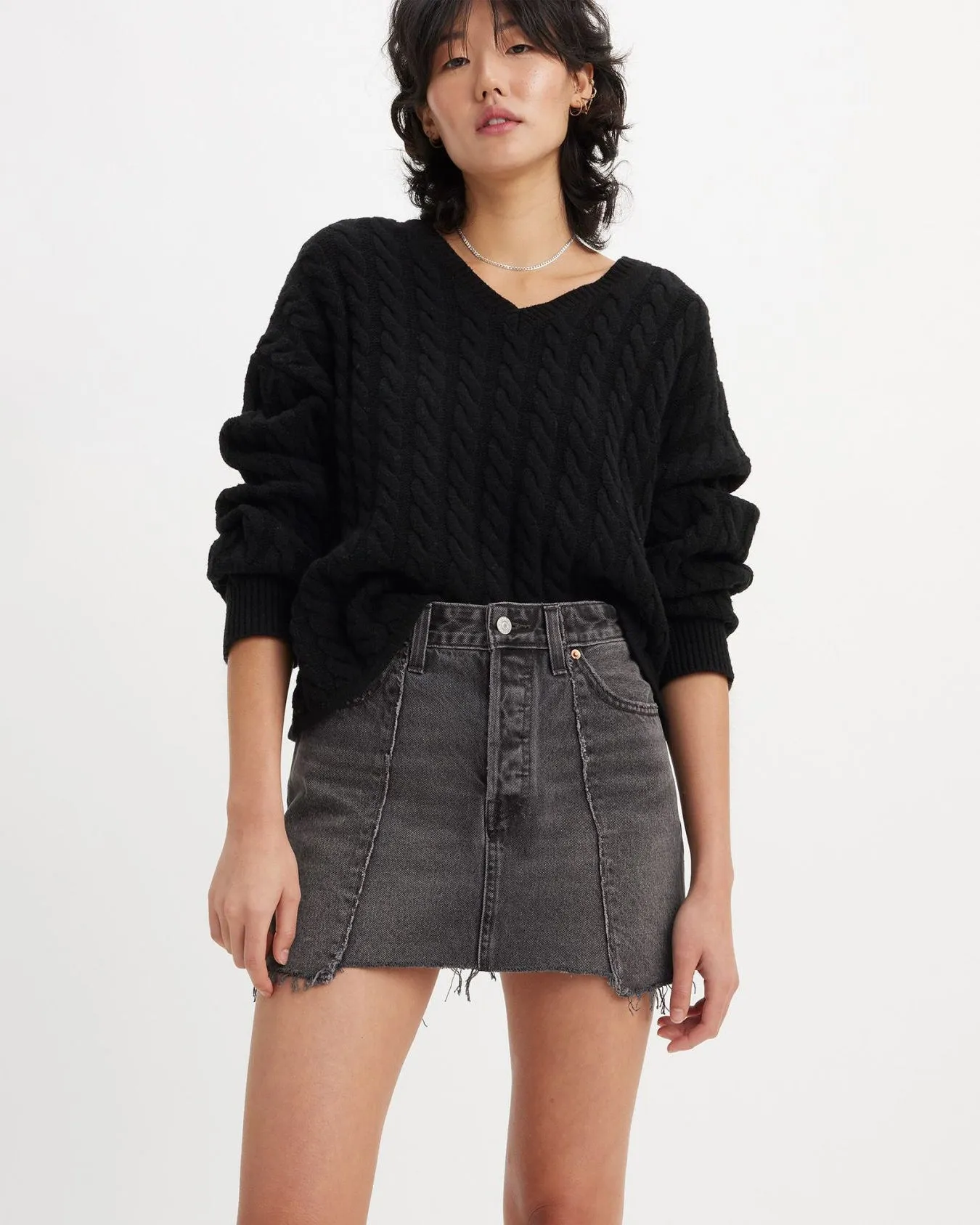 Road Trip Affordable Levi's? Womens Recrafted Icon Skirt - Fifth Dimension