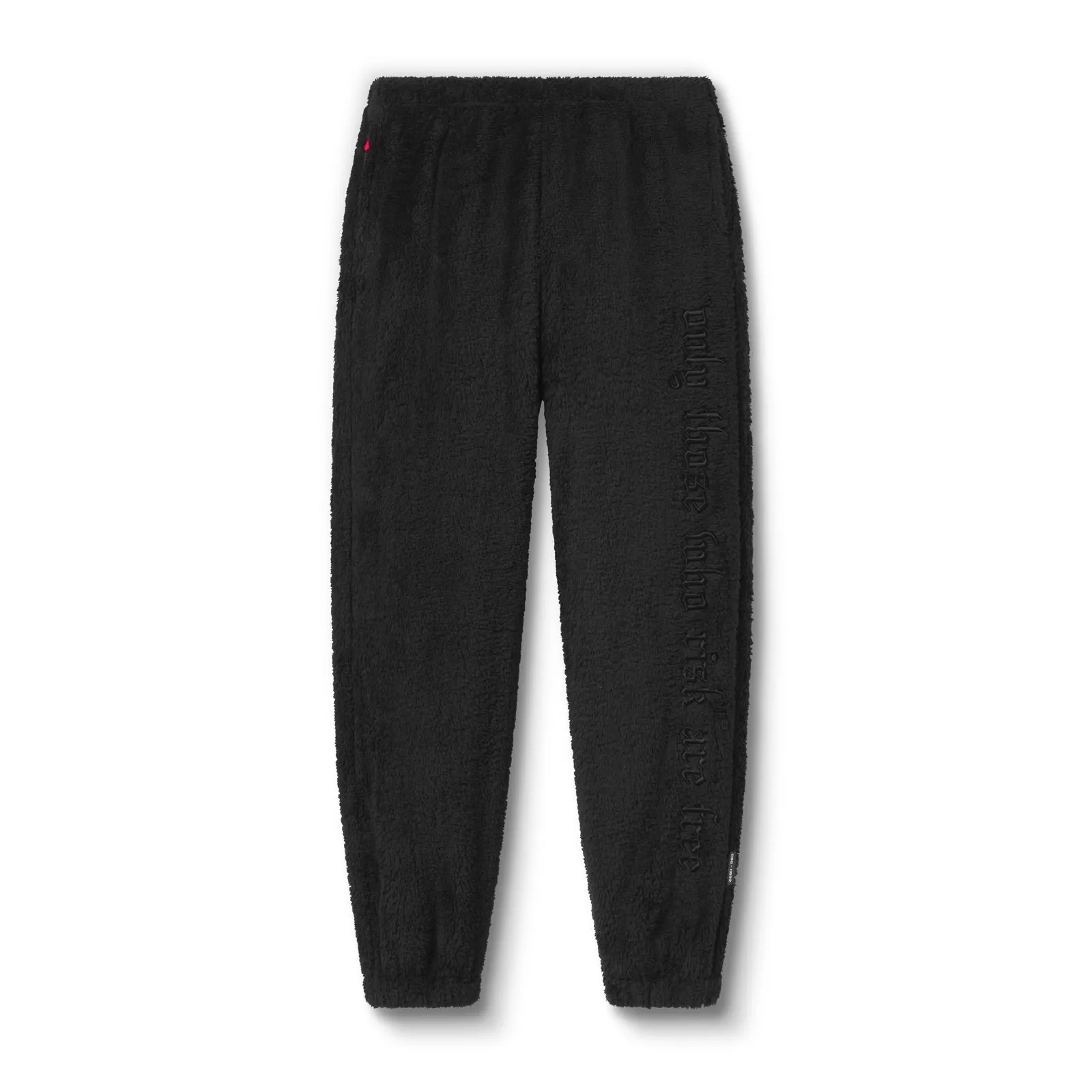 0692. Sherpa Recovery Sweats - Black/Black Boho chic