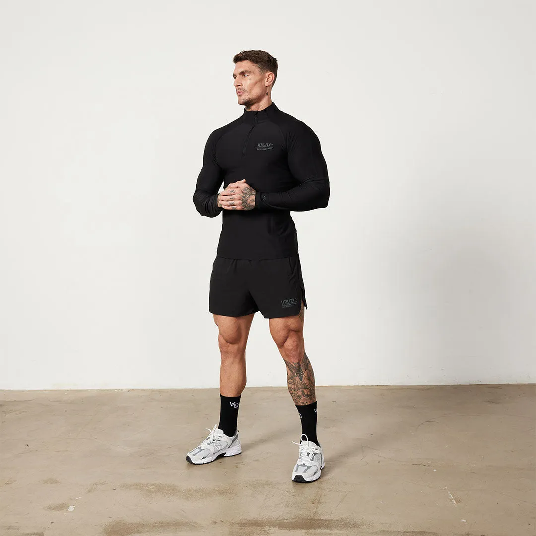 Vanquish Utility Black Performance Shorts holiday apparel