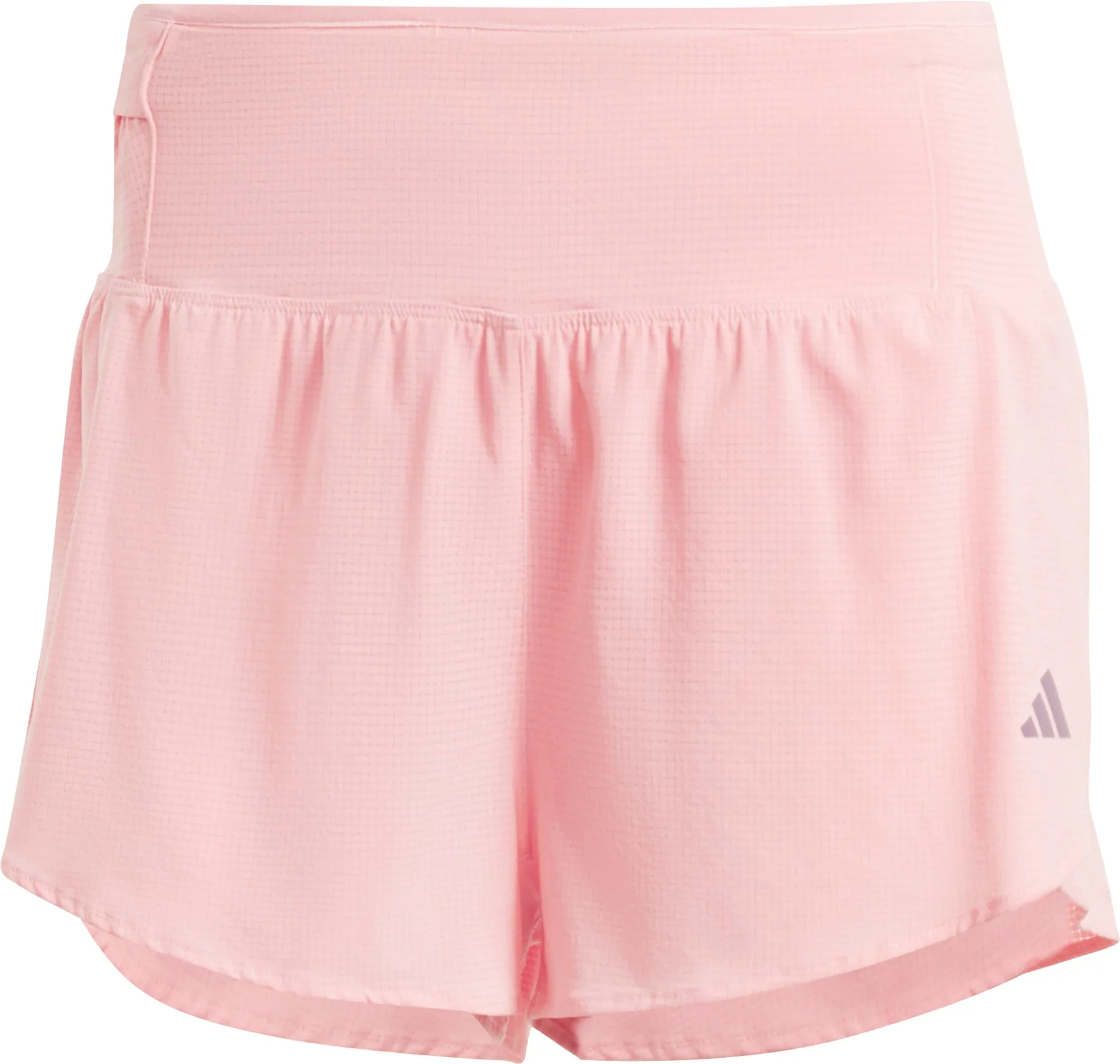 Stylish Comfort Thermal Regulating Fabric adidas Adizero Gel Womens Running Shorts - Pink