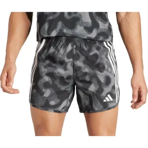 adidas Own The Run 3 Stripes 5 Inch Mens Running Shorts - Grey Wrinkle resistant fabric AntiSnagTechnology