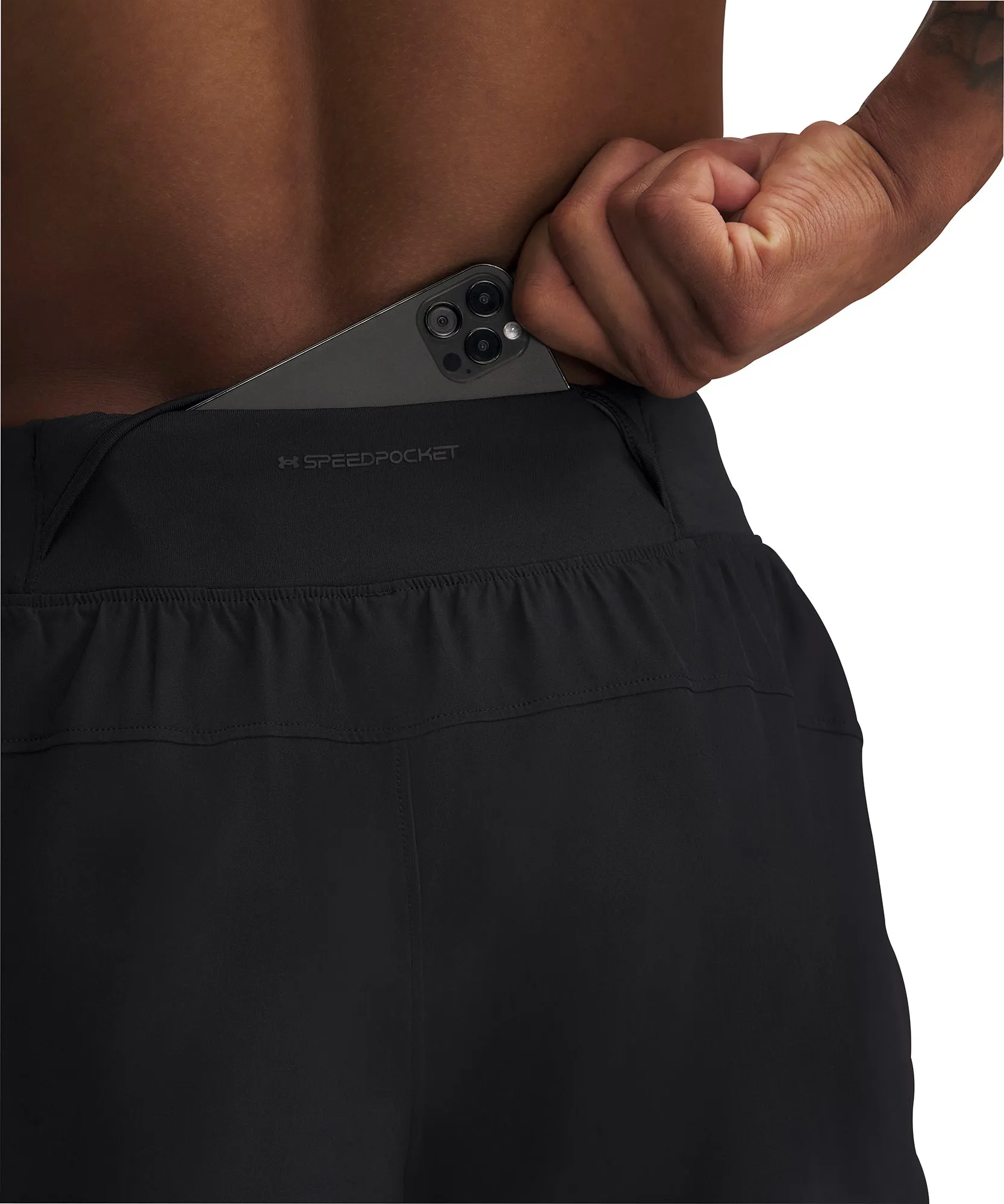 Under Armour Launch Elite 7 Inch Mens Running Shorts - Black meditation wear