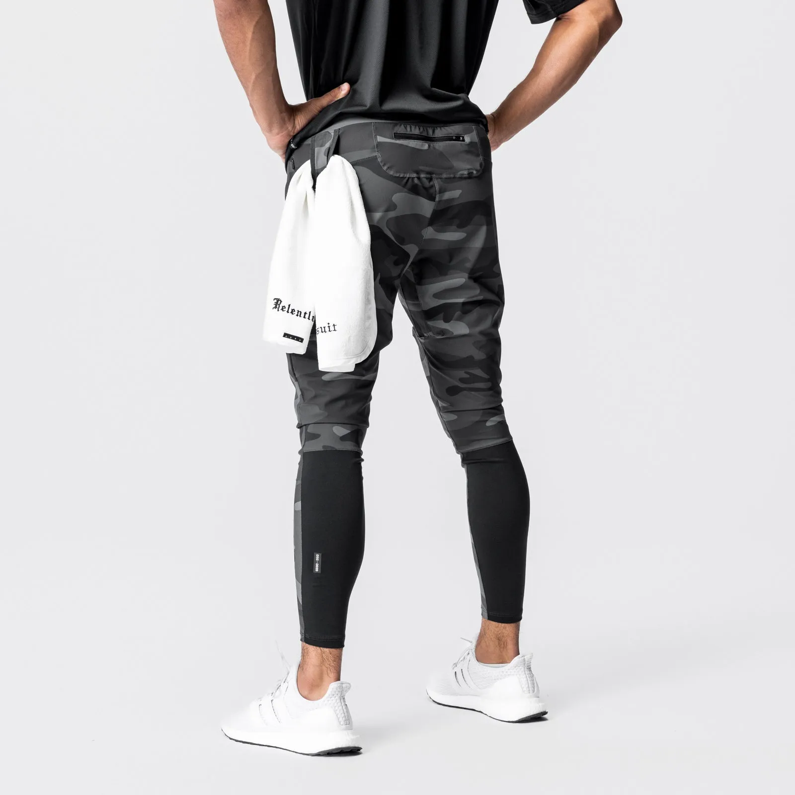 0699. Tetra-Lite? Hybrid Jogger - Black Camo Corduroy texture FlexibleMobilityDesign