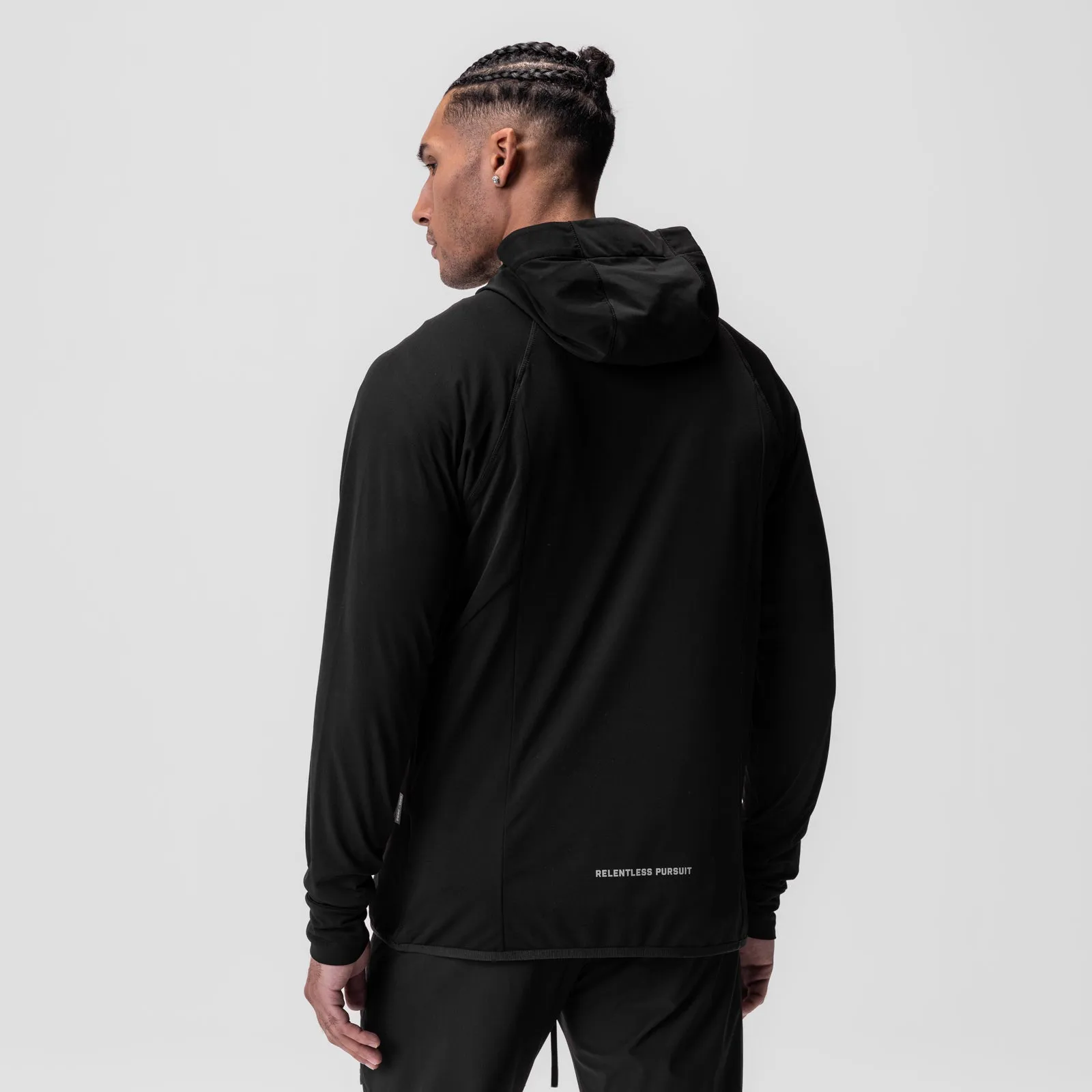 0682. Training Hoodie - Black "Cyber" Performance Wear South American style