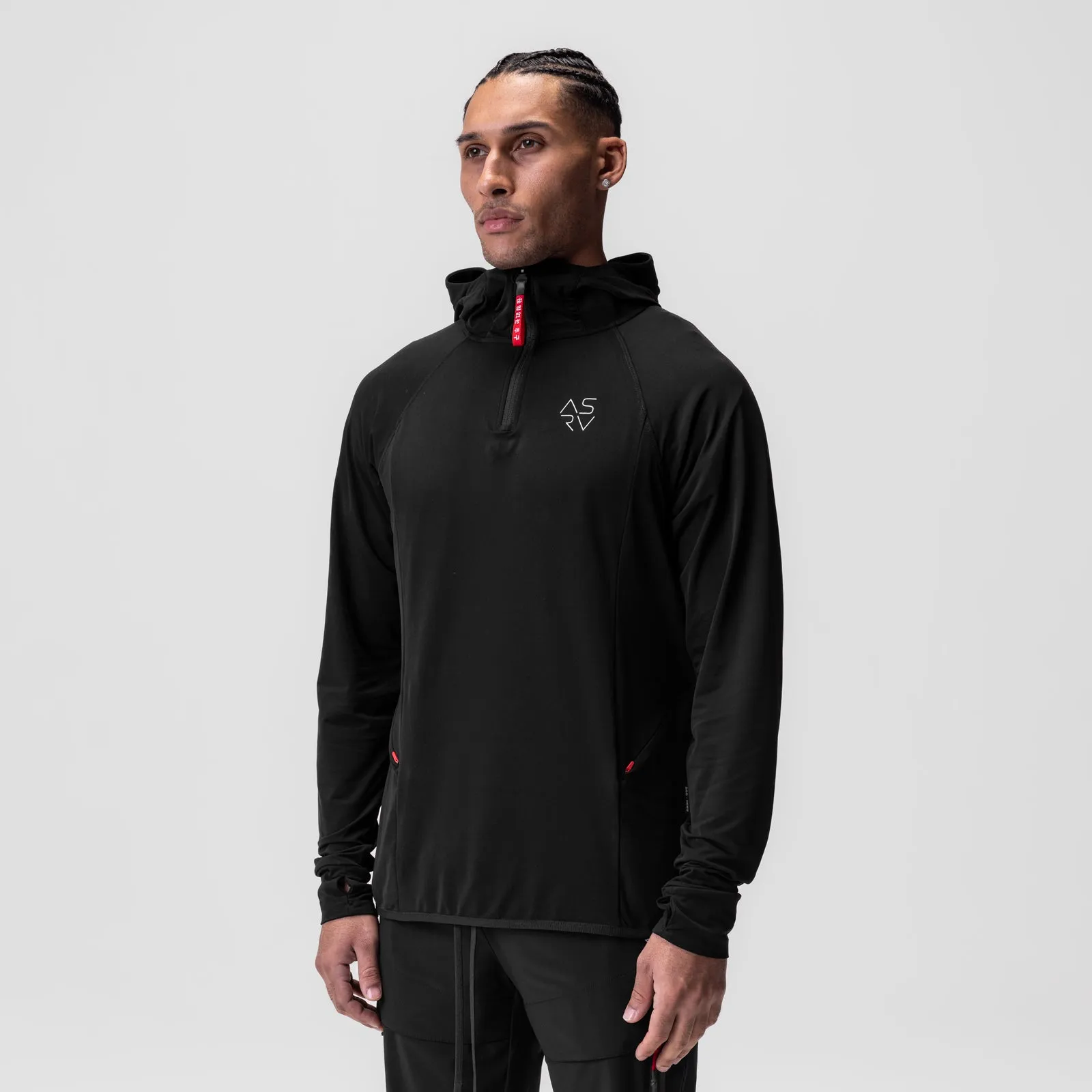 0682. Training Hoodie - Black "Cyber" Thermal Insulation country style
