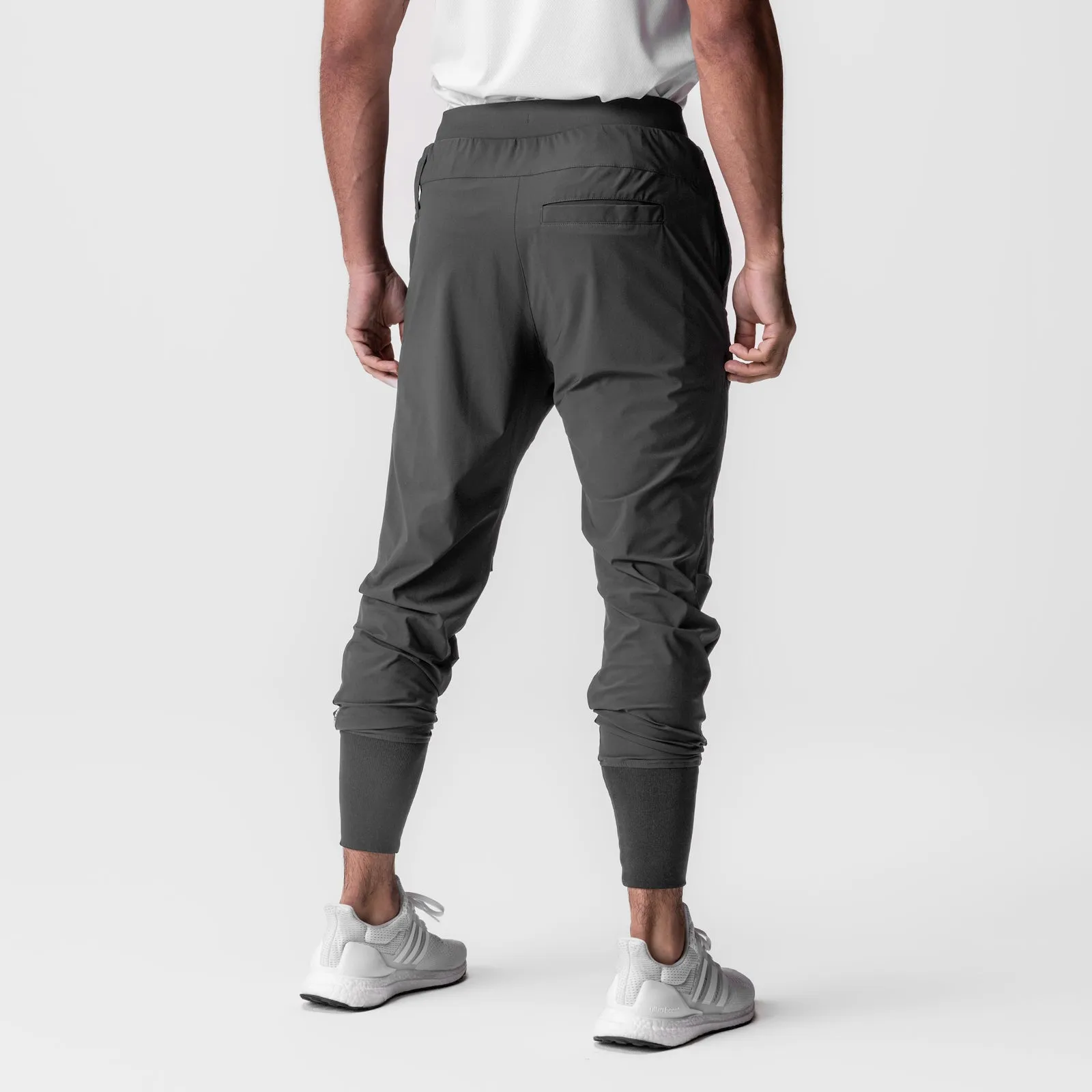 0690. Tetra-Lite? Tech High Rib Jogger - Space Grey Quick Motion MoistureControlLiner
