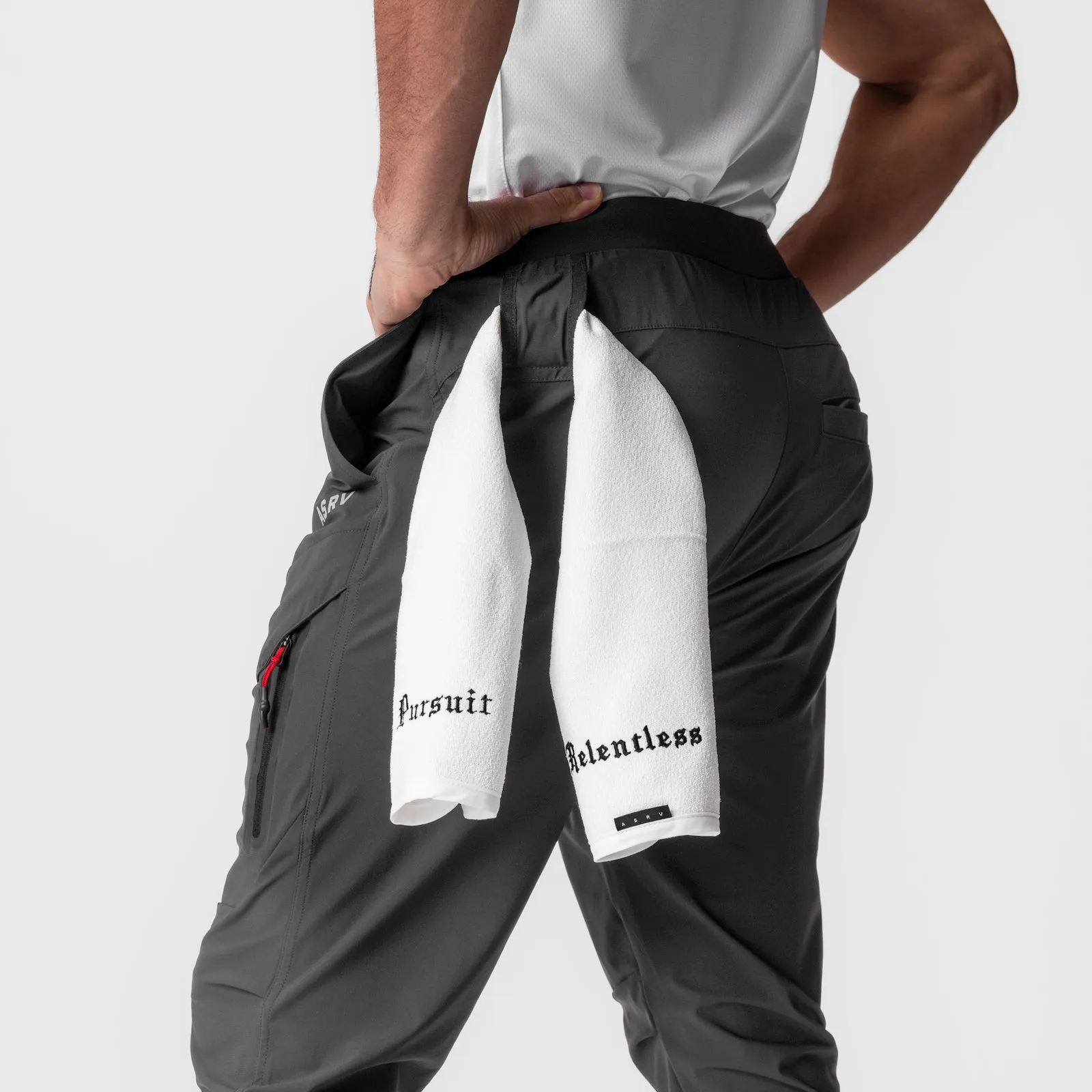 Classic Look Detachable belt 0690. Tetra-Lite? Tech High Rib Jogger - Space Grey