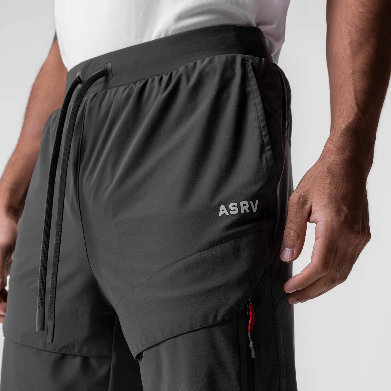 0690. Tetra-Lite? Tech High Rib Jogger - Space Grey Modern Design