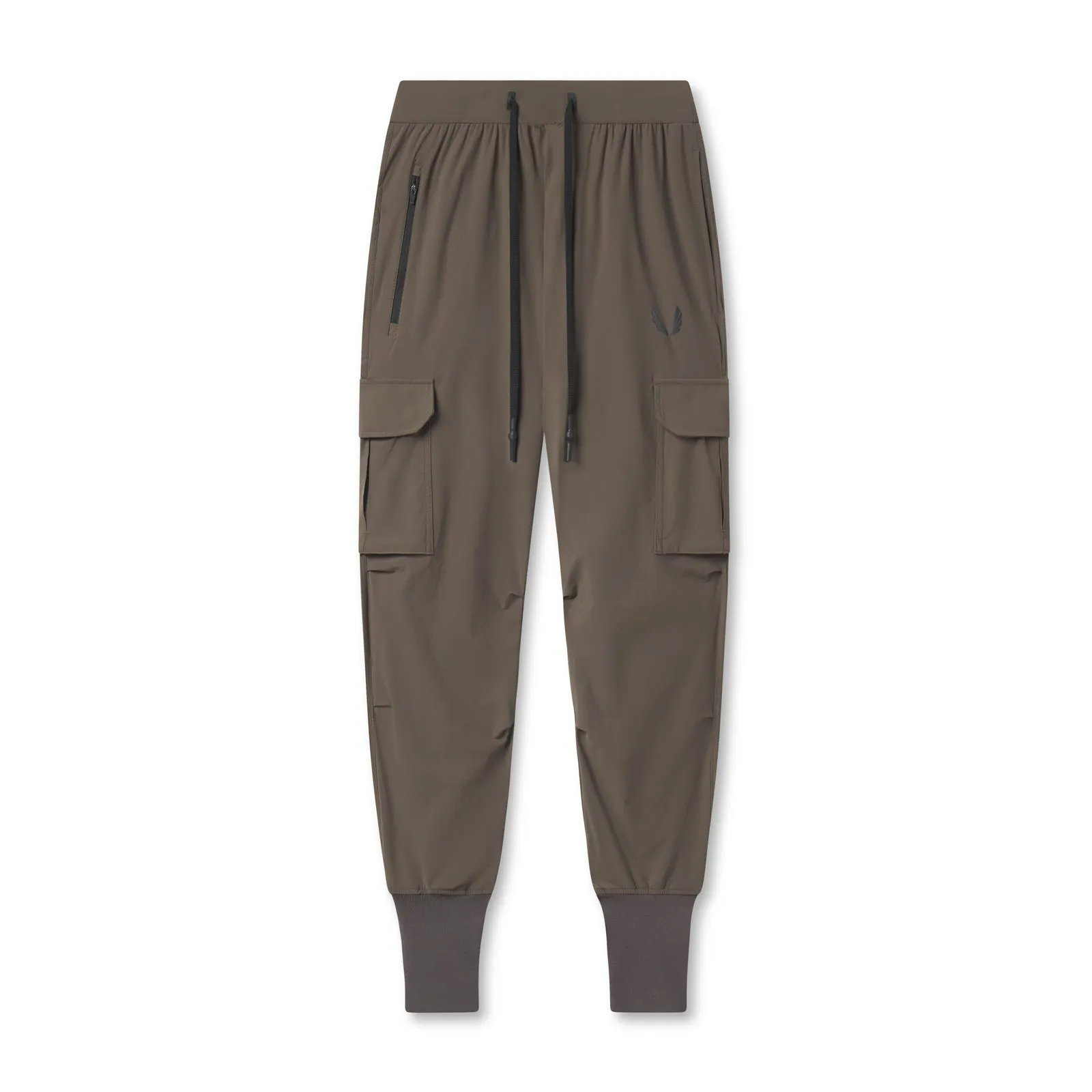 HiddenDrawcord MultiPocketDesign 0825. Tetra-Lite? Cargo High Rib Jogger - Deep Taupe