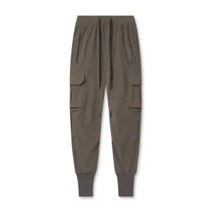 HiddenDrawcord MultiPocketDesign 0825. Tetra-Lite? Cargo High Rib Jogger - Deep Taupe