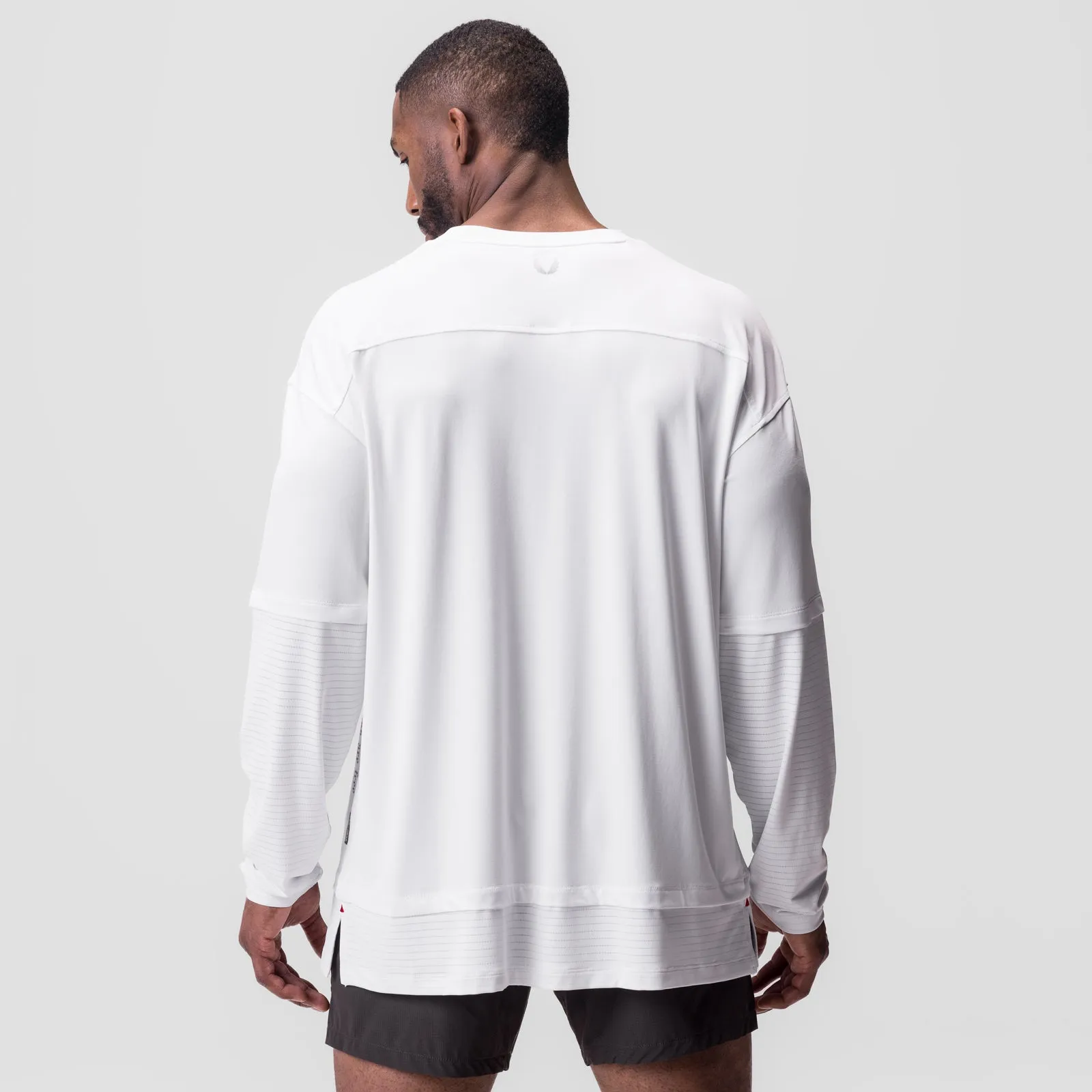 0842. 3D-Lite? 2.0 Layered Long Sleeve - White "OTWR" quick - drying Day - Wear