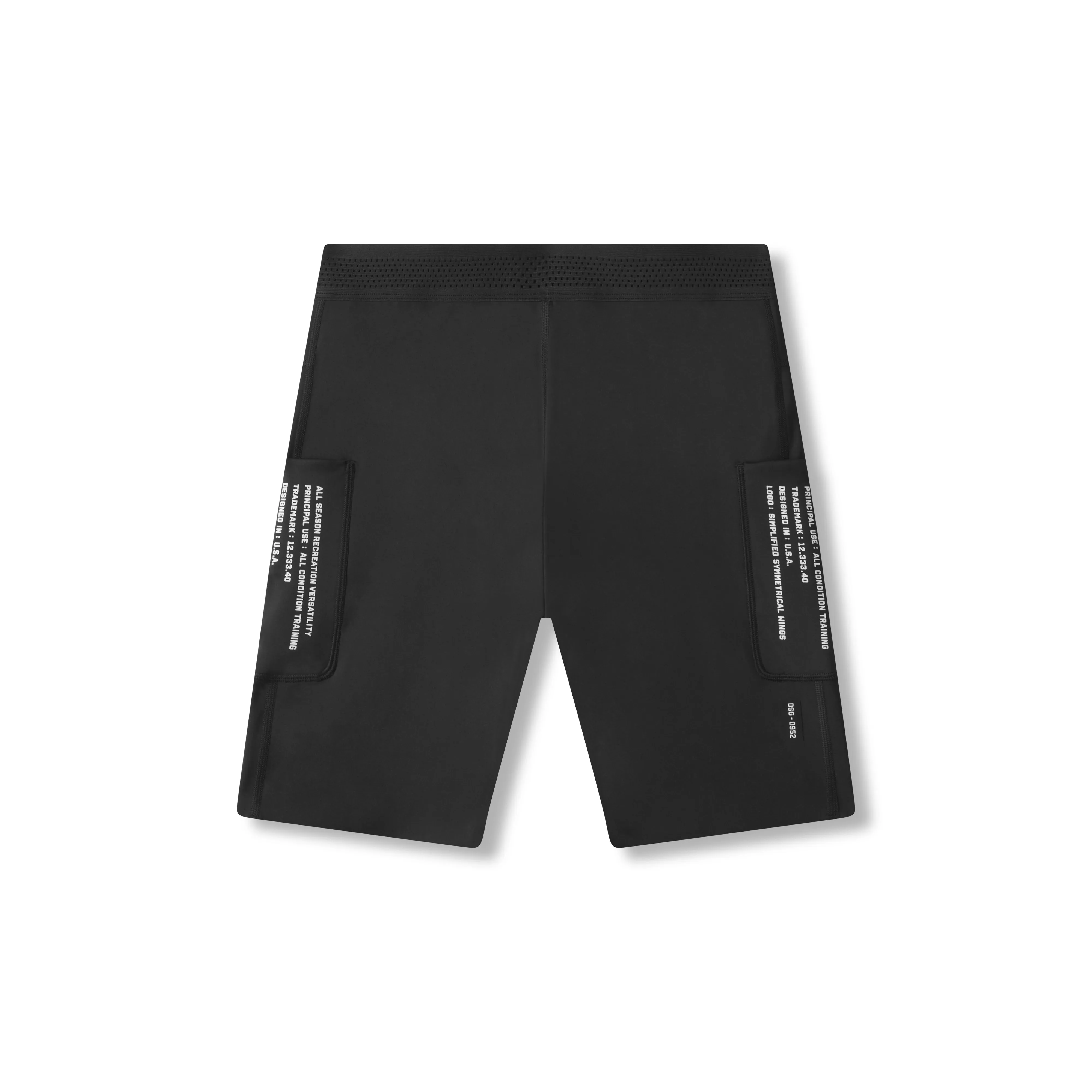 0952. WarpFlexx? Utility Speed Short - Black Flexible Pocket Placement