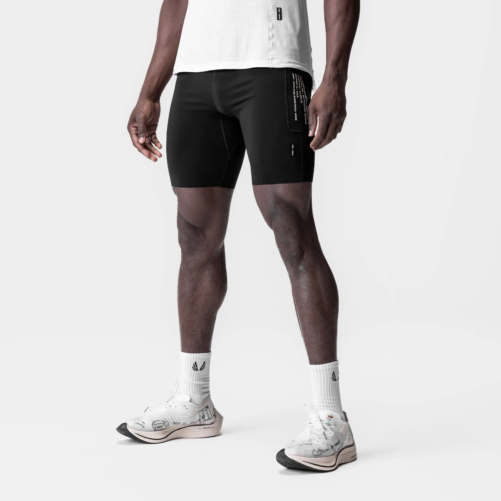 0952. WarpFlexx? Utility Speed Short - Black Comfortable Shorts