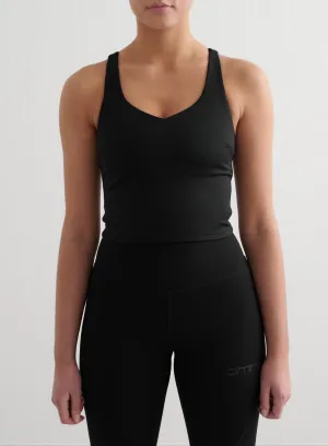 Black Sculpting Strappy Bralette global market