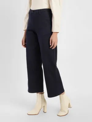 Smooth Lightweight Women's Blue Ribcage Bell Bottom Wide Leg Fit High Rise Jeans